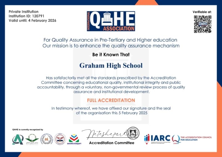 GHS QAHE Accreditation 