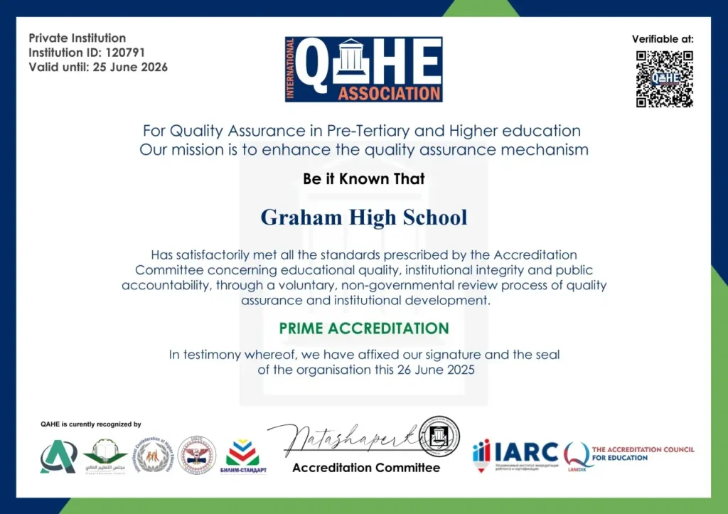 GHS_QAHE Prime Accreditation